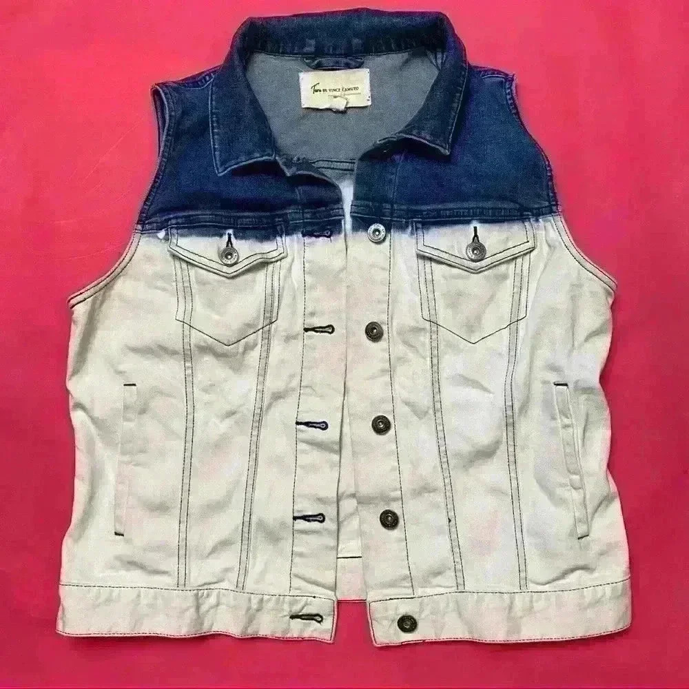 2 toned Denim Vest